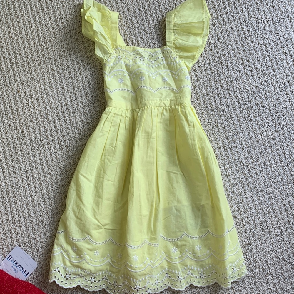 Cute little girls yellow dress